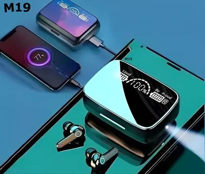 Seashot M19 Bluetooth 5.2 Wireless Earbuds Touch Waterproof BT Headset Bluetooth
