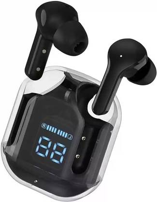 Butee Ultrapods TWS Pro Max | Transparent | 13mm Bass | Sport & Music Bluetooth