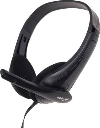 zebion WISDOM WS1 Wired Headphone singal Jack, Built-in Microphone for Calling, Wired