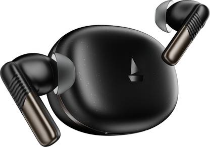 boAt Airdopes Prime 412, AI-ENx Tech, 50 Hour Battery, ASAP Charge,BEAST Mode,BT v5.4 Bluetooth (Midnight Black, In the Ear)