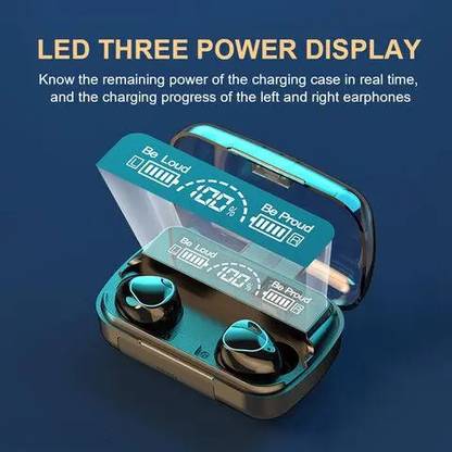 roxfire M10 Wireless Earbuds Bluetooth 5.1 TWS 440mAh Power Bank Charging Box in Ear. Bluetooth