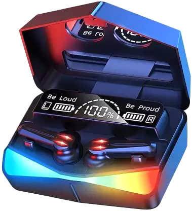 YAROH M28 (Earbuds) DeepBass Pro (Bluetooth Headset) with Enhanced Sound ClarityTR536 Bluetooth