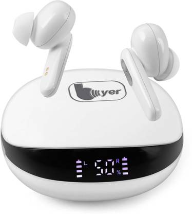 byer Kohinoor Y07, 240mn talktime,Ultra low latency, LED ,AAC codec, ANC, 15mm driver Bluetooth