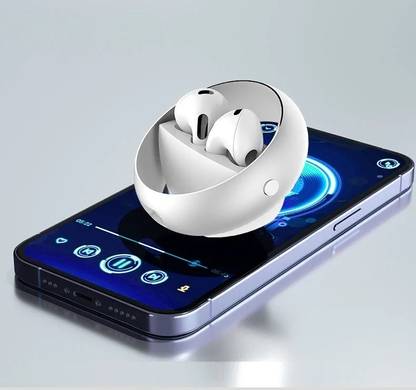 ASTOUND IPX5 Sweat & Water Resistance, 13mm Driver, BT v5.2, Low Latency Earphone-White Bluetooth