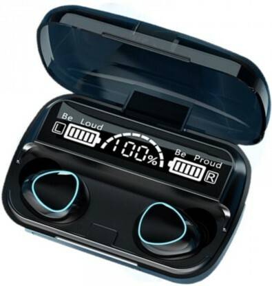 BASSPRO SERIES M-10 Black Earbuds Bluetooth