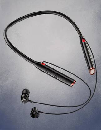 RjGuru N80 Vibration Alert 50 Hours Playtime Cancellation Waterproof Neckband G26 Bluetooth