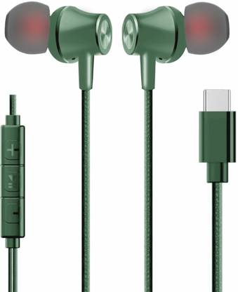 PRODART Type C Earphone Dolby Bass Sound With Active Noise Cancellation Mic Wired