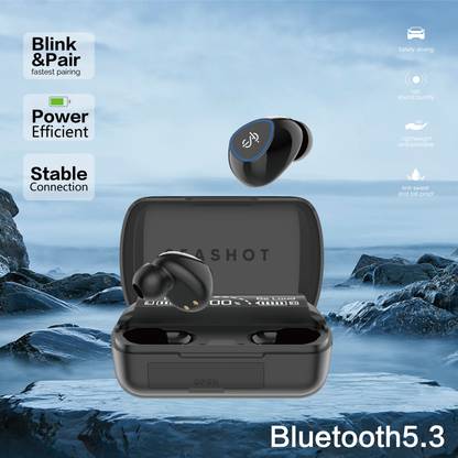 Seashot M10 Earbuds/TWs/buds 5.1 Earbuds with 15H Unbeatable Playtime, Headphones Bluetooth