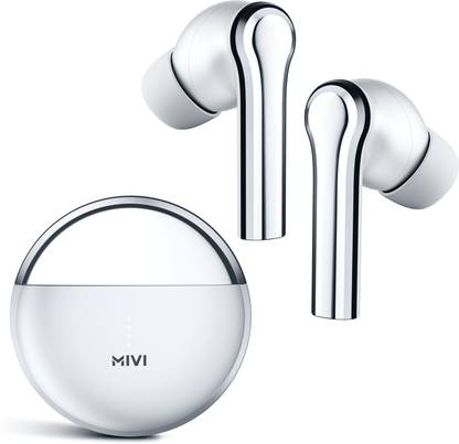 Mivi DuoPods i5 TWS,Metallic Finish,13mm Bass,50H Playtime,BT v5.3 Earbuds and more Bluetooth
