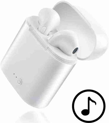 TANBAN Bluetooth Earphone with Mic HEADPHONE Bluetooth Headset (White, In the Ear)39 Bluetooth