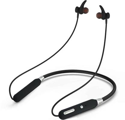 Wanzhow Type-C charging Port Wireless Neckband with HD Sound & Extra Long Play Time Bluetooth
