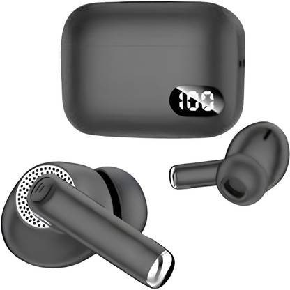 MSNR AirBuds RB-151 with 48Hrs Payback Music, with ENC & 11.2mm Drivers (Black1) Bluetooth