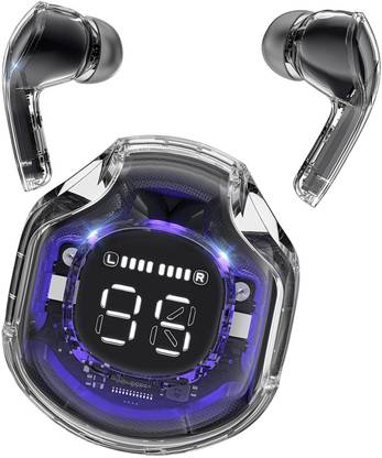 snowbudy 100Hrs Standby Playtime Nois Cancellation Bluetooth Earbuds Bluetooth Gaming