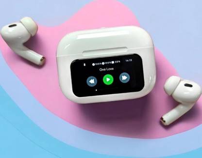 Hectic Smart Touchscreen Display earbud with Hi fi sound 60 hours playtime Music ANC Bluetooth Gaming