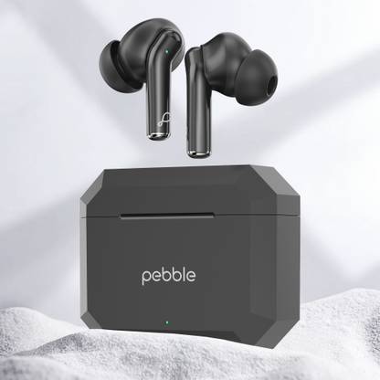 Pebble Glory Buds AI ENC, Premium Design, Fast Paring, 10mm Dynamic Drive Bluetooth