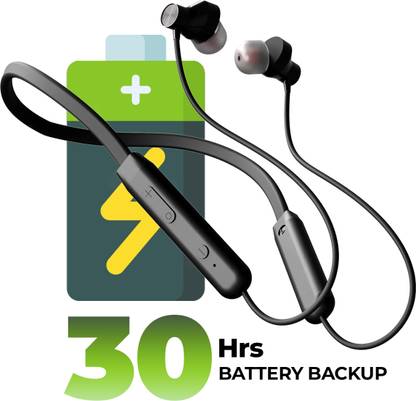 Super CRP YODHA CRBT 481 30 Hours Playing Time Dual Pairing Bluetooth Neckband Bluetooth