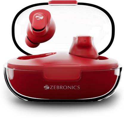 ZEBRONICS Zeb Sound Bomb N2 Transparent Case, Upto 50ms Gaming Mode, ENC Mic, BT v5.2. Bluetooth Gaming