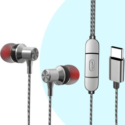 Bxeno Type C Handsfree with Mic for F27 Pro+/F25 Pro/F23/K12x/A57/A78/A59/A58[22O Wired