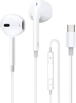 MARS Type c Earphone for iphone 15 and Smartphone S20 FE Note 20 Pixel 5 Wired