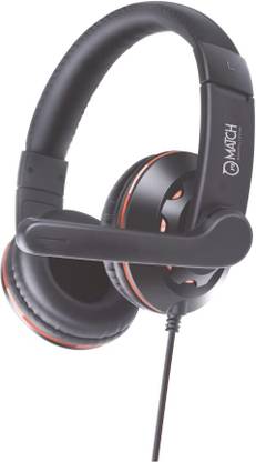 LB-LINK Match USB Over Ear Headphone with Mic in Line Controls for Desktop Wired