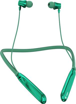 Aroma NB119 Titanium Pro Upto 100 Hr Playtime*,ENC,Fast Charging,Dual Pairing Neckband Bluetooth