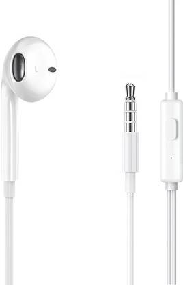 snowbudy Earphones Bass 3.5MM Jack Zipper Headphone Pouch (WHT) Wired