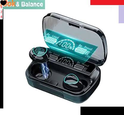 Sagaft A1836 M10 Heavy quality & ENC technolegy 96hrs Back up time With power bank Bluetooth without Mic