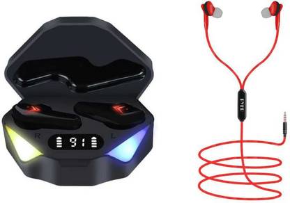 byer Scrapper Ultra Gaming TWS,Low latency, AAC CODEC, LED and TAAL Earphone(2 items) Bluetooth