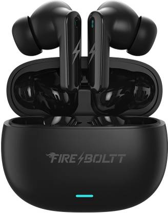 Fire-Boltt Aura TWS Earbuds with 40 Hours Playback, Quad Mic ENC & 40ms Game Mode BT V 5.3 Bluetooth