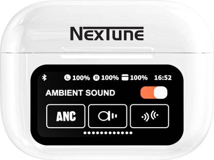 NexTune ANC/Enc Double Dark Noise Reduction Touch Control Earbuds with Screen Bluetooth