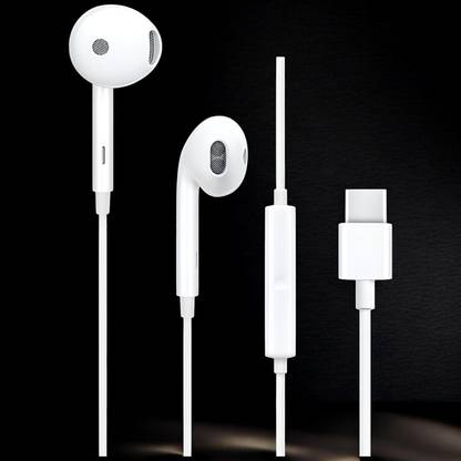 ULTRADART Type C earphone with Mic wired headphone for iPhone and Android UD307 Wired Gaming