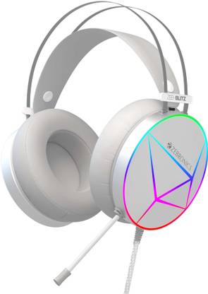 ZEBRONICS Zeb-Blitz Dolby Atmos Premium Headphone, 7.1 Surround Sound,RGB, 2.4Mtr USB Wired Gaming