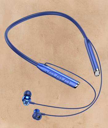 PTROX N80 Vibration Alert 48 Hours Playtime Pure Bass Waterproof Neckband K1 Bluetooth