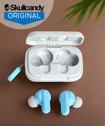 Skullcandy Dime Wireless Earbuds, 12 Hr Battery, Microphone, Works with iPhone Android Bluetooth