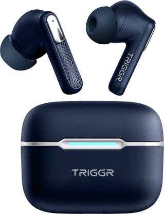 TRIGGR Ultrabuds N1 with ENC, 40H Battery, Trucomm Calling, 40ms Latency Gaming, v5.3 Bluetooth