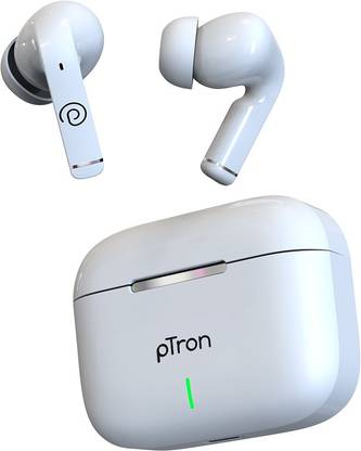 PTron Basspods P251+, 50Hrs Playback, 12mm Driver, ENC, Movie Mode Bluetooth