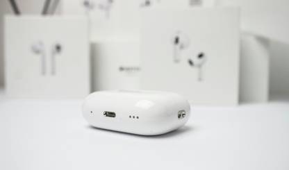 BeatFlow AirPods Pro-2nd generation (USB-C) Bluetooth (White, True Wireless) Bluetooth