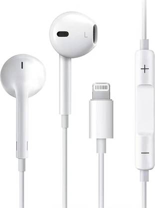 MARS iPhone MFi Certified Earphones, Wired Earphones With Mic For iPhone 14/13/12/11 Bluetooth & Wired
