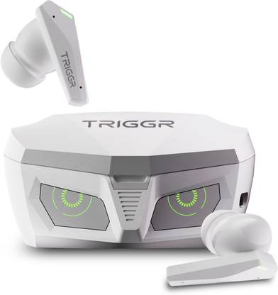 TRIGGR Kraken X1 with Battery Display, 40ms Latency, Quad Mic ENC, 40 Hr Battery, v5.3 Bluetooth