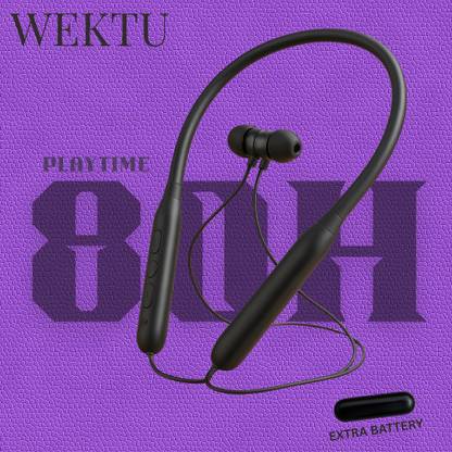 WEKTU Pro Sound Neckband with Mic Bluetooth