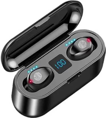 Clairbell TRE_805A_TWS-F9 Bluetooth Wireless Digital Display Stereo Music Headphones Bluetooth