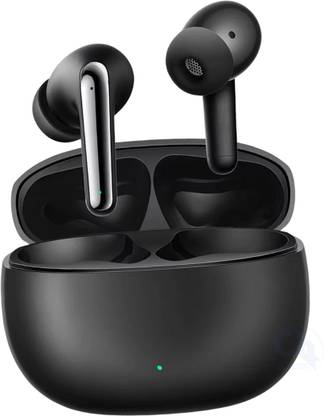 snowbudy Airpords CR-Atom with 52Hrs Payback Music, with ENC & 11.2mm Drivers(BLK-4) Bluetooth Gaming