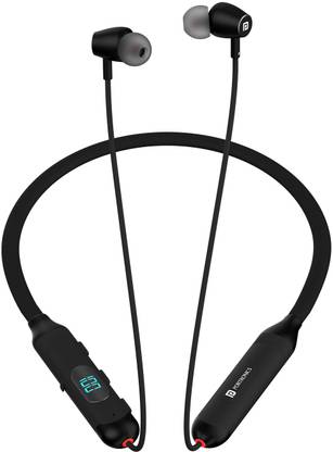 Portronics Harmonics Z8 Neckband with 40H Playtime,Game Mode,Magnetic On/Off,LED Display Bluetooth