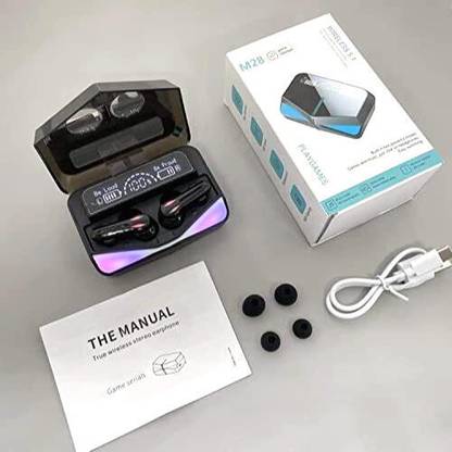FRONY M28 (Earbuds) DeepBass Pro (Bluetooth Headset) with Enhanced Sound ClarityJY398 Bluetooth