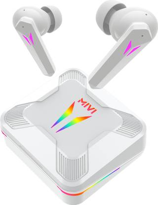 Mivi Commando X9 Earbuds, Dual RGB Lights, 35ms Low Latency Gaming, ENC, 72H Playtime Bluetooth