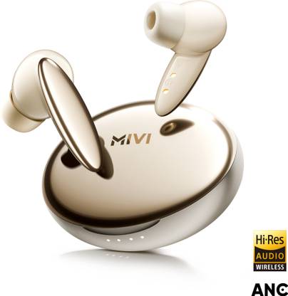 Mivi Superpods Opera ANC, 60Hrs PT, Spatial Audio, 35dbANC , Hi-Res & LDAC,Fast Chg. Bluetooth