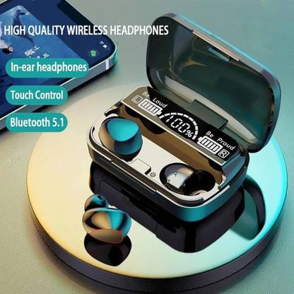 Seashot M10 EARBUDS TWS V5.1 EARBUDS WITH 40 HOURS PIAYTIME, Bluetooth