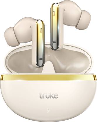 truke Buds Q1 Lite with Quad-Mic ENC, 48H Playtime, Royal Design Case, Deep Bass, 5.4V Bluetooth