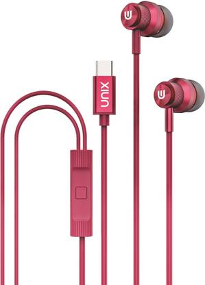Unix Harmony Type C Handsfree with Microphone and Volume Buttons For All Smart Phones Wired