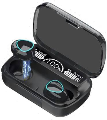 Tunifi Bluetooth Headset M10 TWs/buds 5.2 Earbud with 45H Playtime Headphone Bluetooth